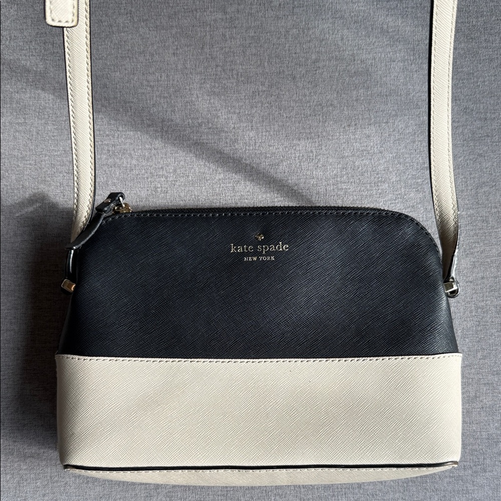 Kate Spade Two-Tone Black and Cream Crossbody Bag